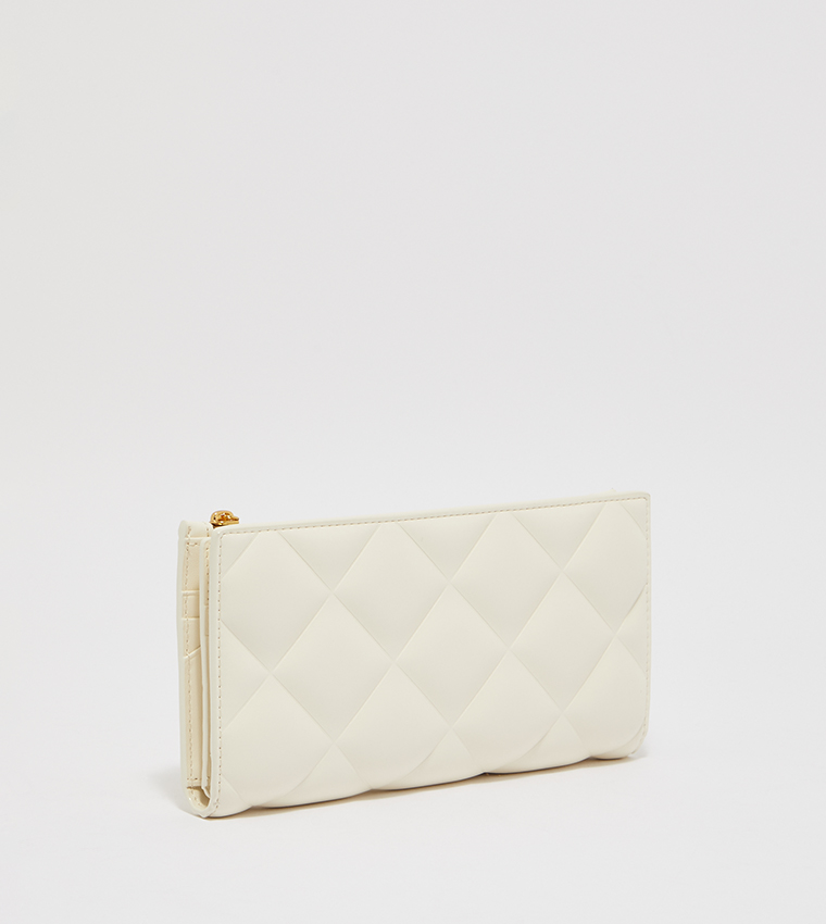 Danika Quilted Long Wallet - Pink