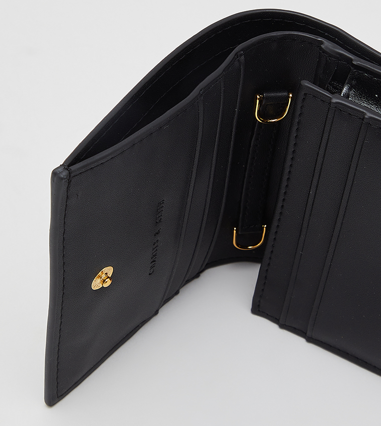 Snap Button Mini Short Wallet