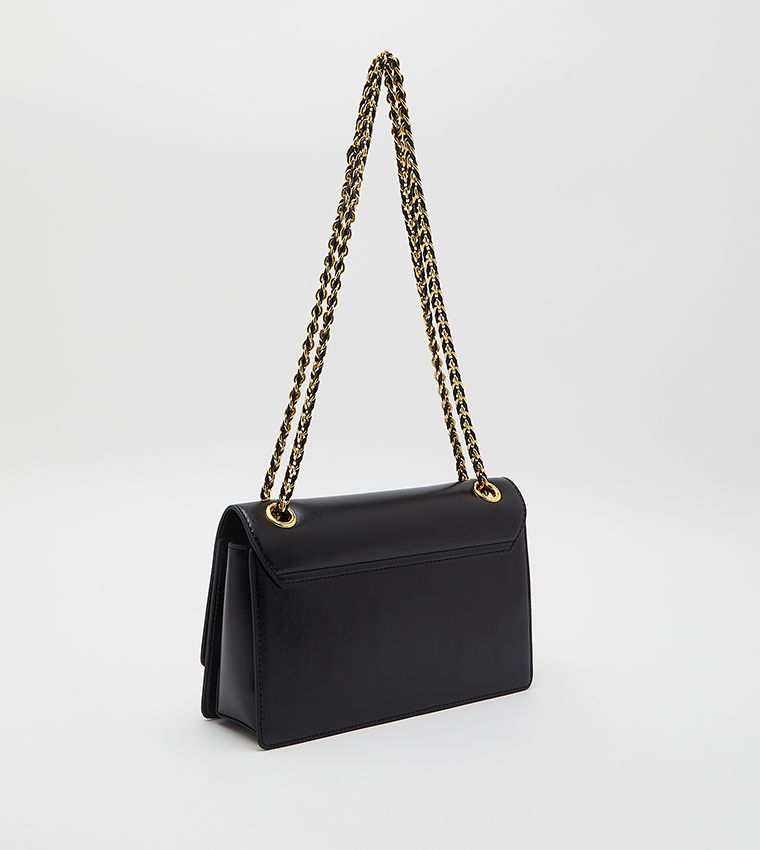 Chain Handle Shoulder Bag