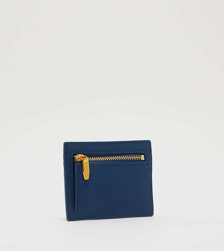 Buy Charles Keith Two Tone Multi Slot Card Holder In Navy