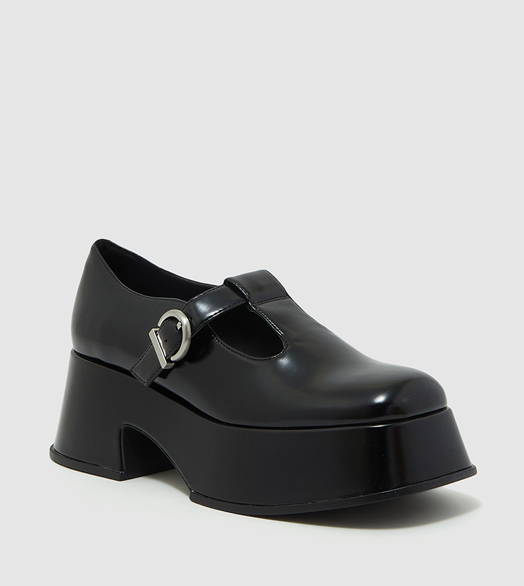 T bar outlet platform shoes