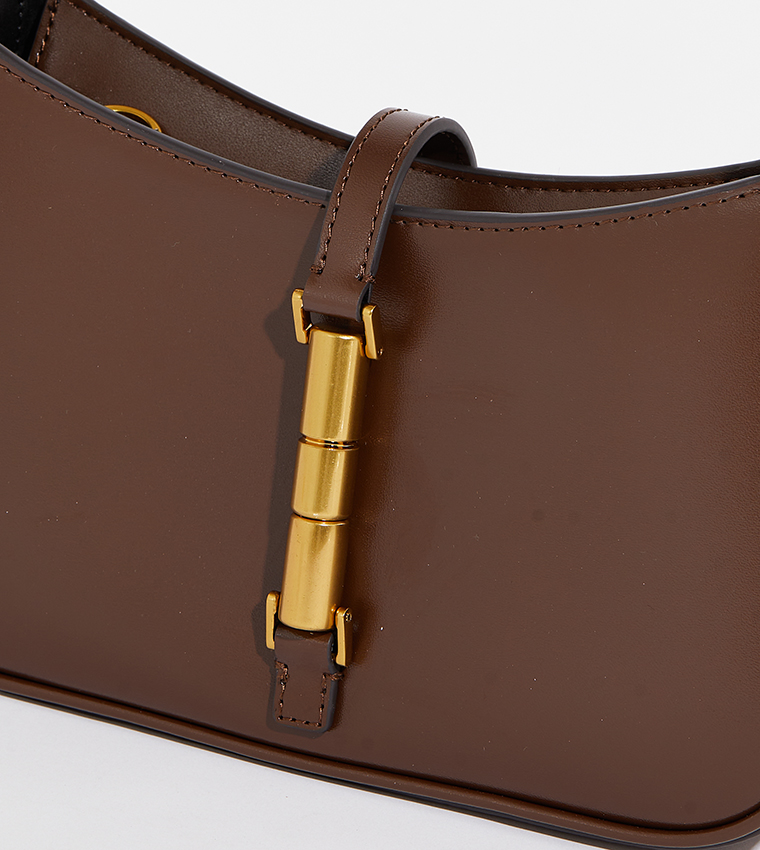 CESIA Metallic Accent Shoulder Bag