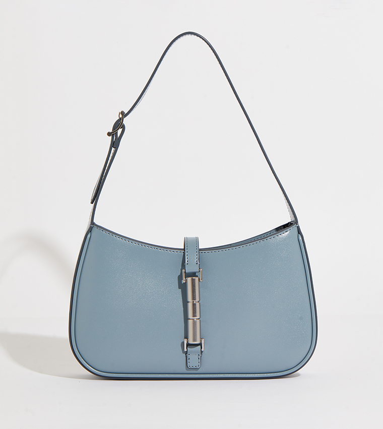 CESIA Metallic Accent Shoulder Bag