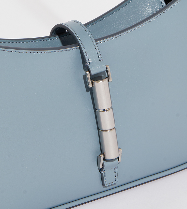 CESIA Metallic Accent Shoulder Bag