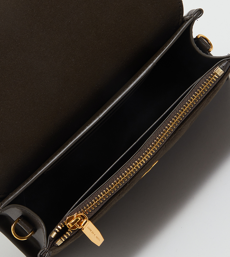 Roza Scarf Quilted Trapeze Bag