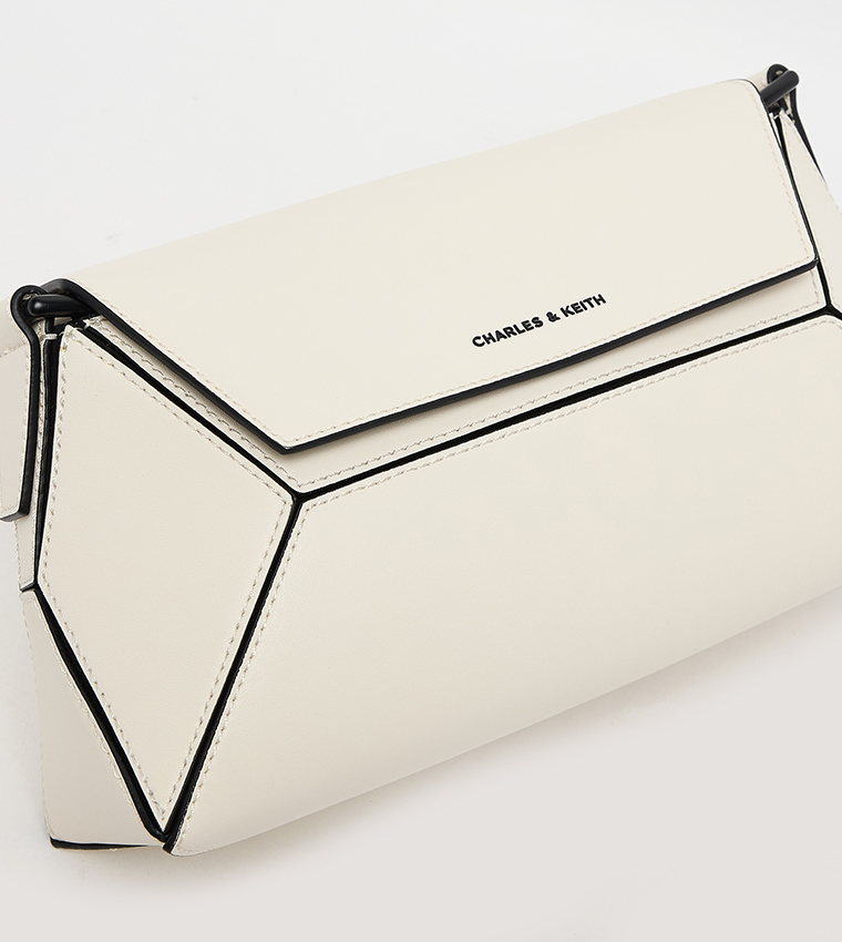 Textured Flap Crossbody Bag