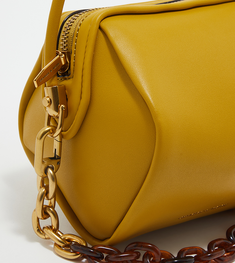 Mustard chain bag online