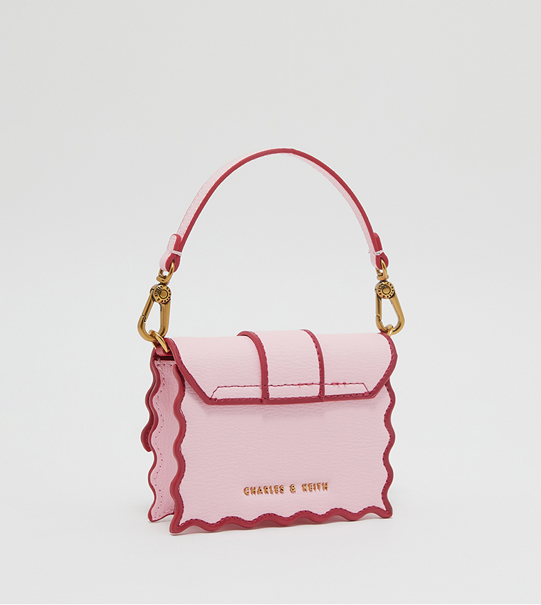 Charles And Keith Pink Mini Bag Charles Keith Mini Asymmetric Flap