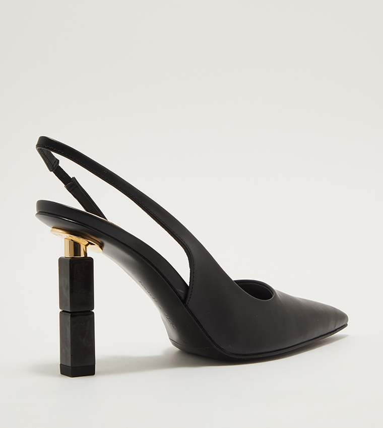 Charles & Keith, Shoes, Asymmetric Sculptural Heel Pumps