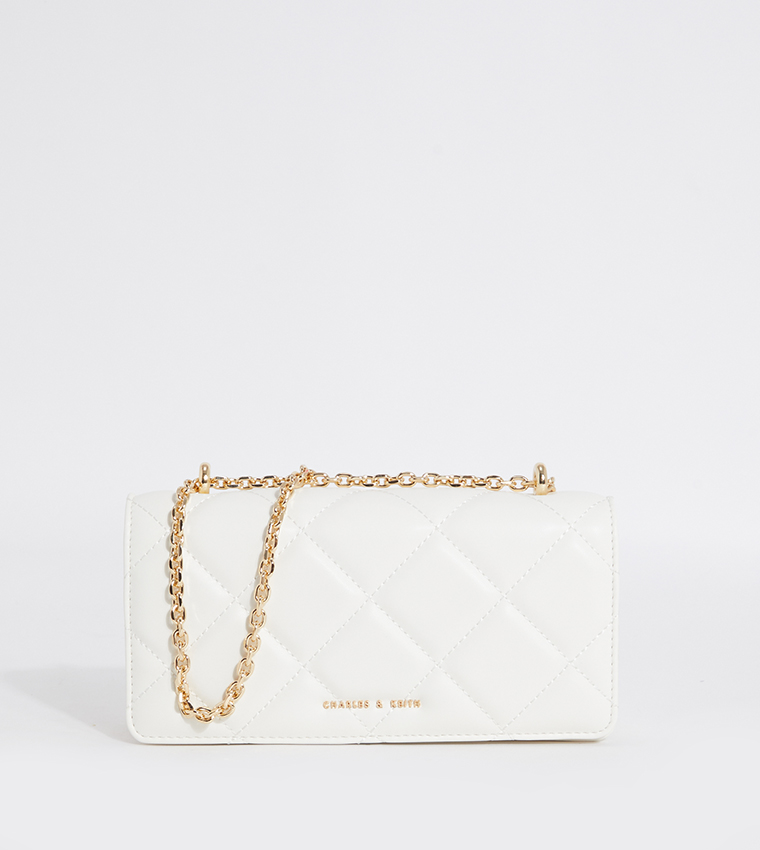 Buy Charles & Keith PAFFUTO Quilted Chain Handle Crossbody