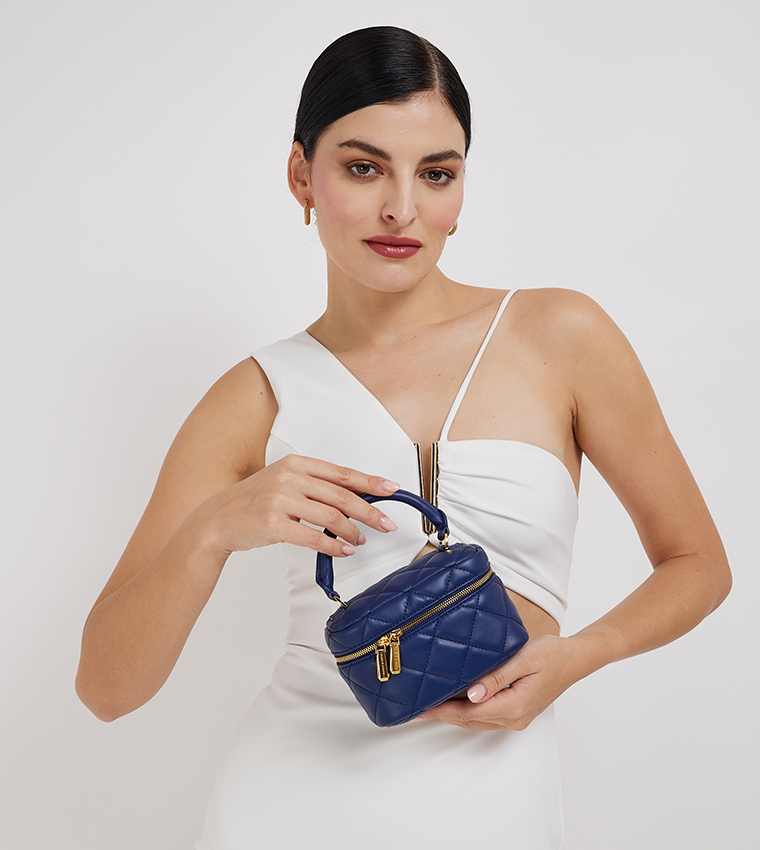 Quilted Wristlet Pouch Charles And Keith Wristlet Handbag