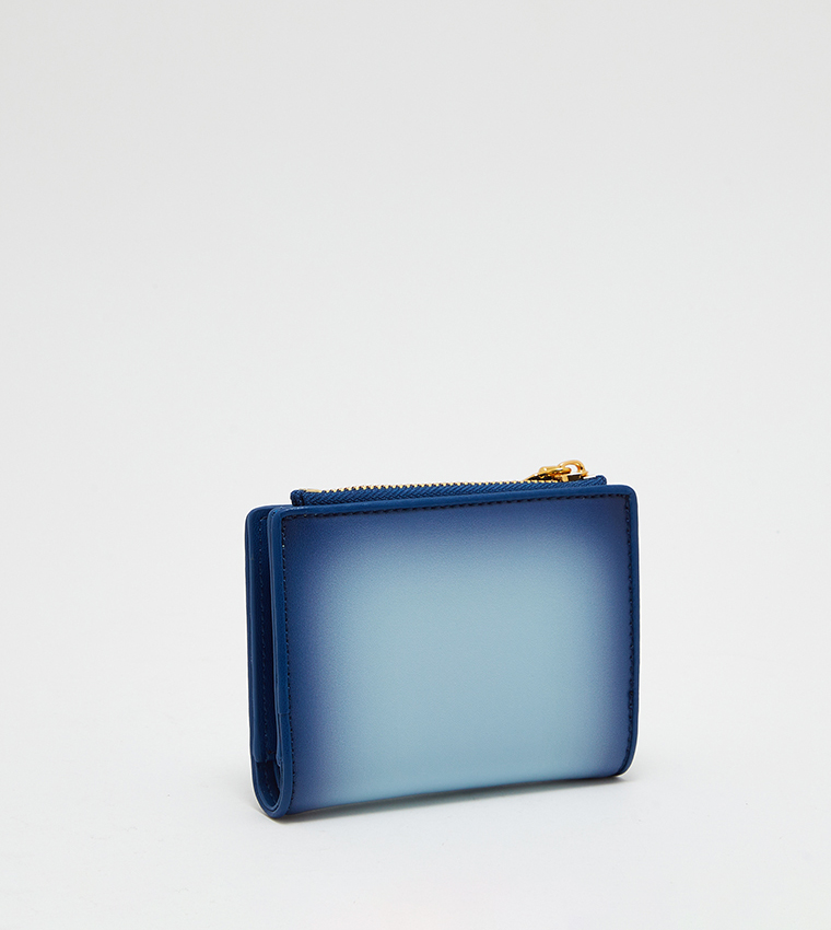 Buy Charles Keith Cayce Bi Fold Short Wallet In Blue 6thStreet UAE