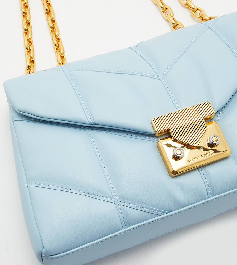 Eudora Chevron Shoulder Bag