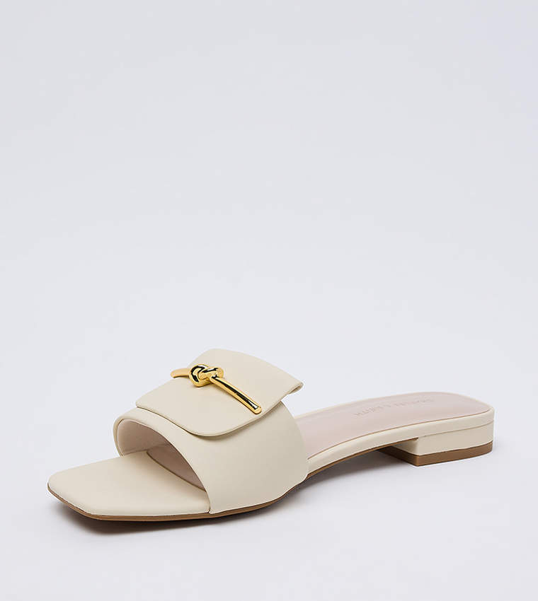 Knotted Accent Flat Sandals