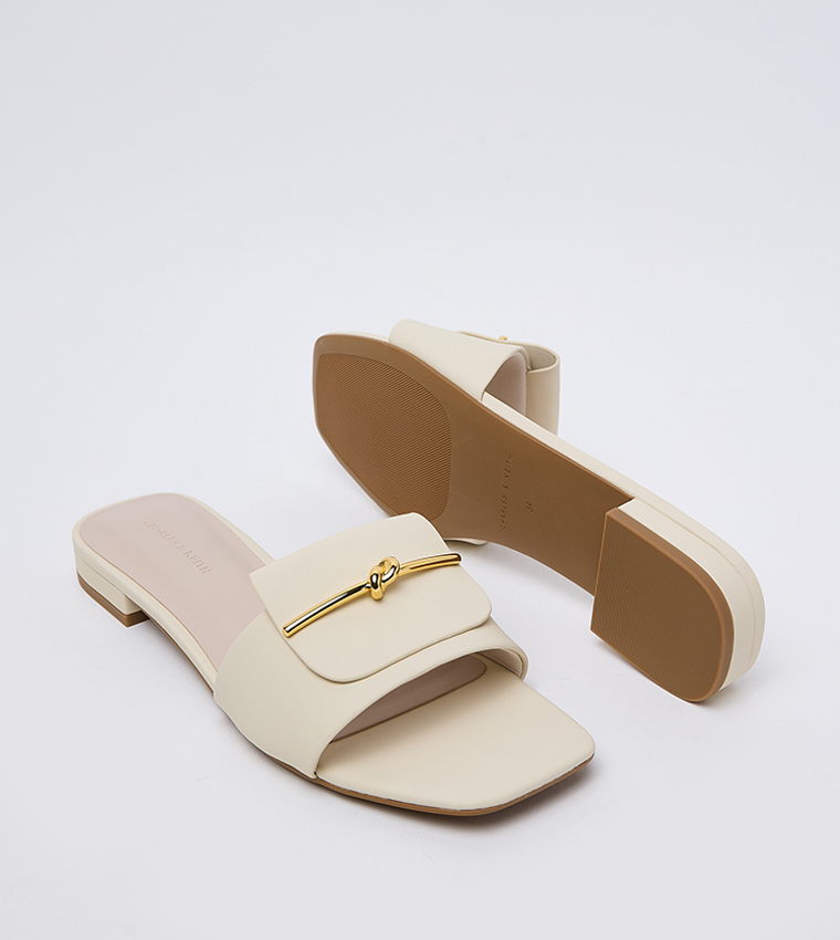 Knotted Accent Flat Sandals