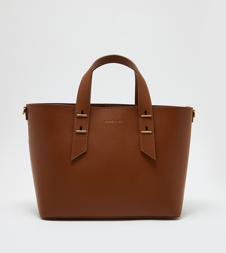 Charles & keith deals textured tote bag