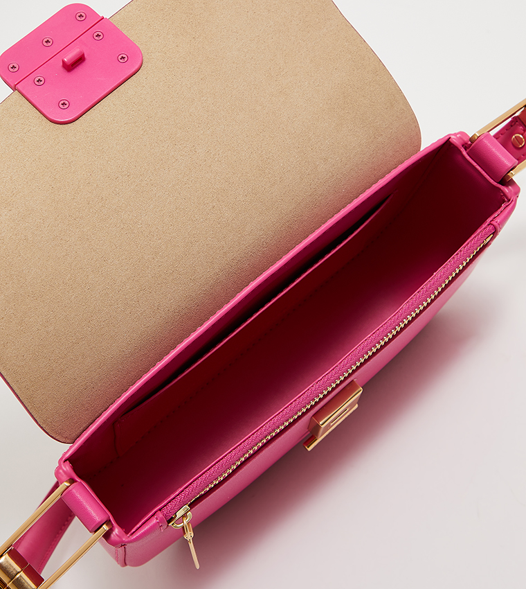 KOA Square Push-Lock Shoulder Bag