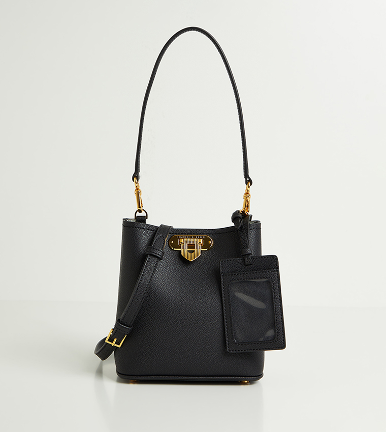 ALCOTT Textured Bucket Bag
