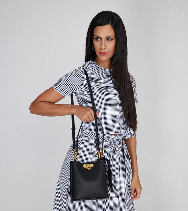 ALCOTT Textured Bucket Bag