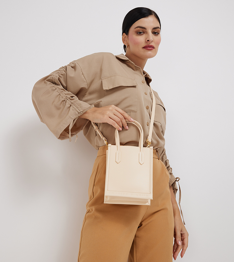 Geometric Mini Tote Bag 