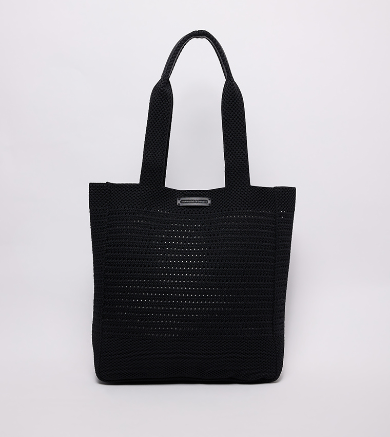 Crochet Shoulder Bag with Pouch