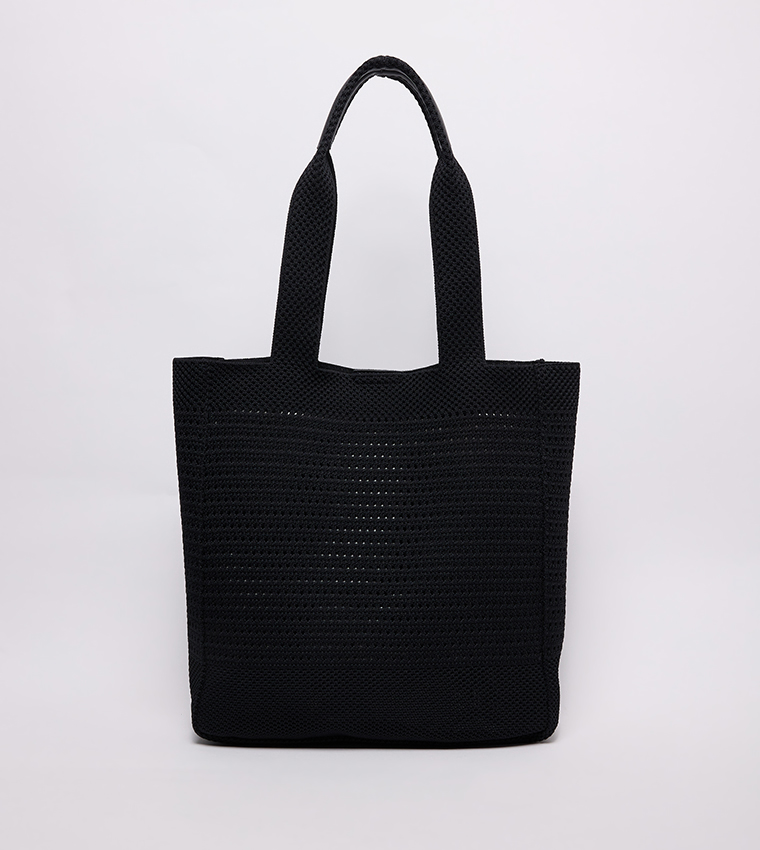 Crochet Shoulder Bag with Pouch