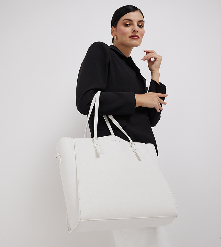 SANSA Logo Detail Tote Bag