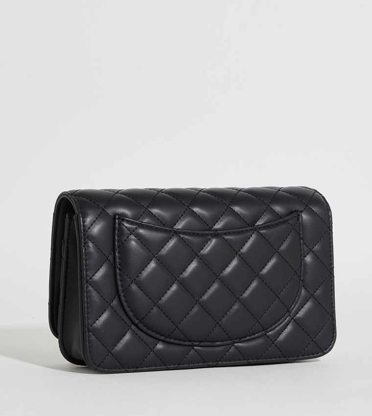 Cressida Quilted Push-Lock Crossbody Bag