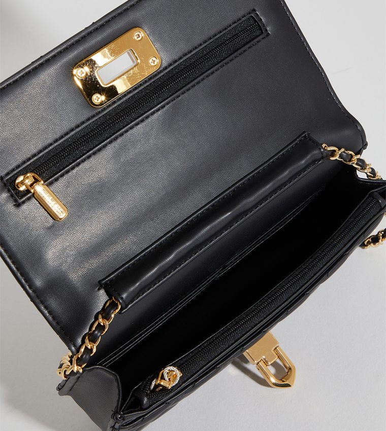 Cressida Quilted Push-Lock Crossbody Bag