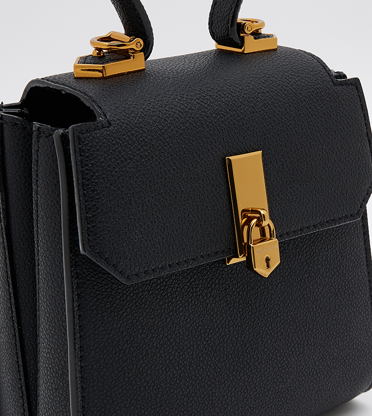 Flap Closure Mini Bag with Sling