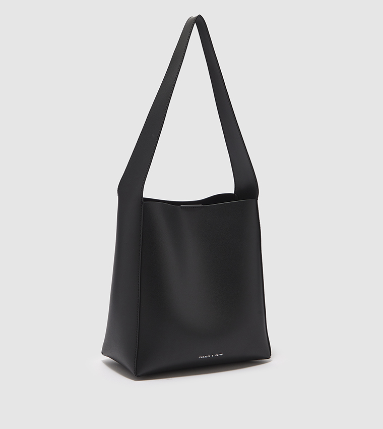 TRICE Logo Detail Shoulder Bag with Pouch