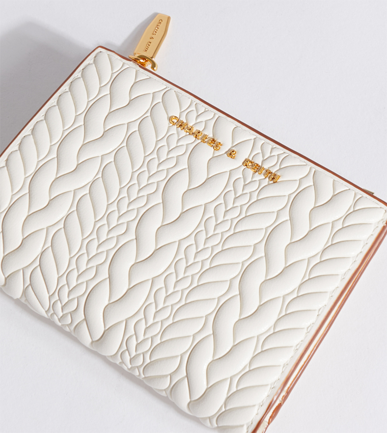Apolline Textured Zip Closure Wallet