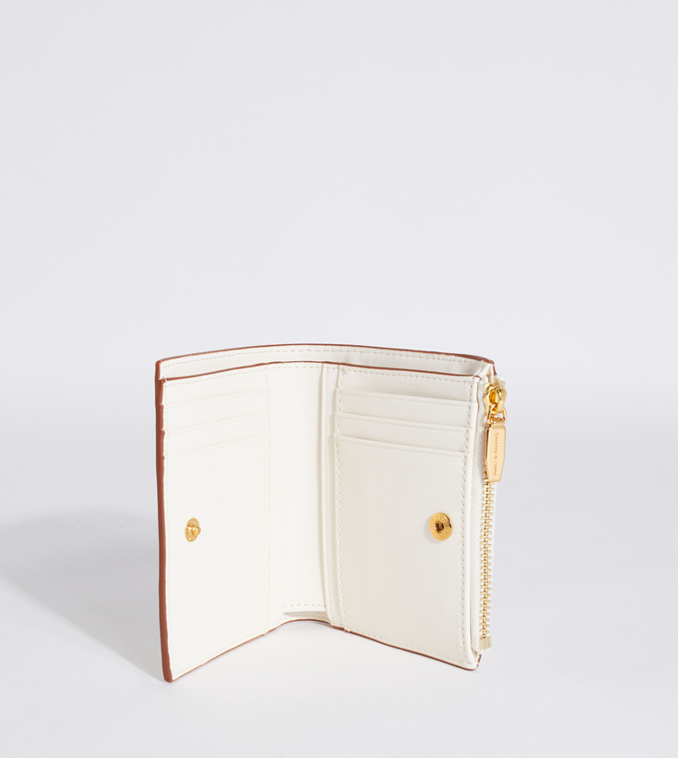 Apolline Textured Zip Closure Wallet