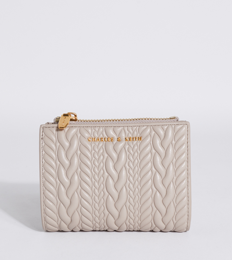 Apolline Textured Zip Closure Wallet