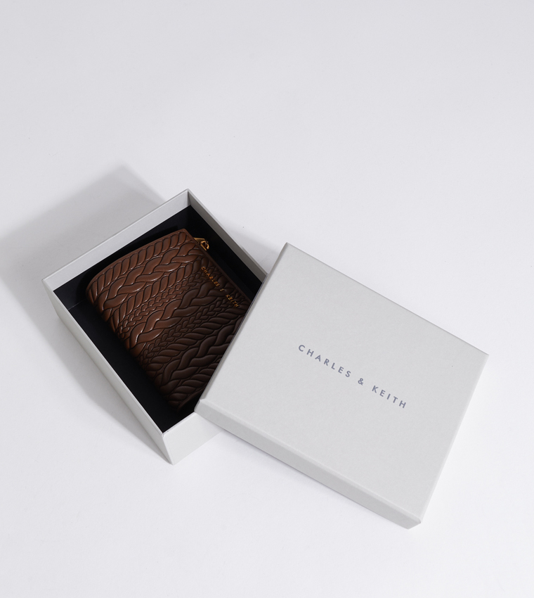 Apolline Textured Zip Closure Wallet