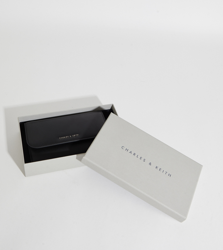 Magnetic Front Flap Long Wallet