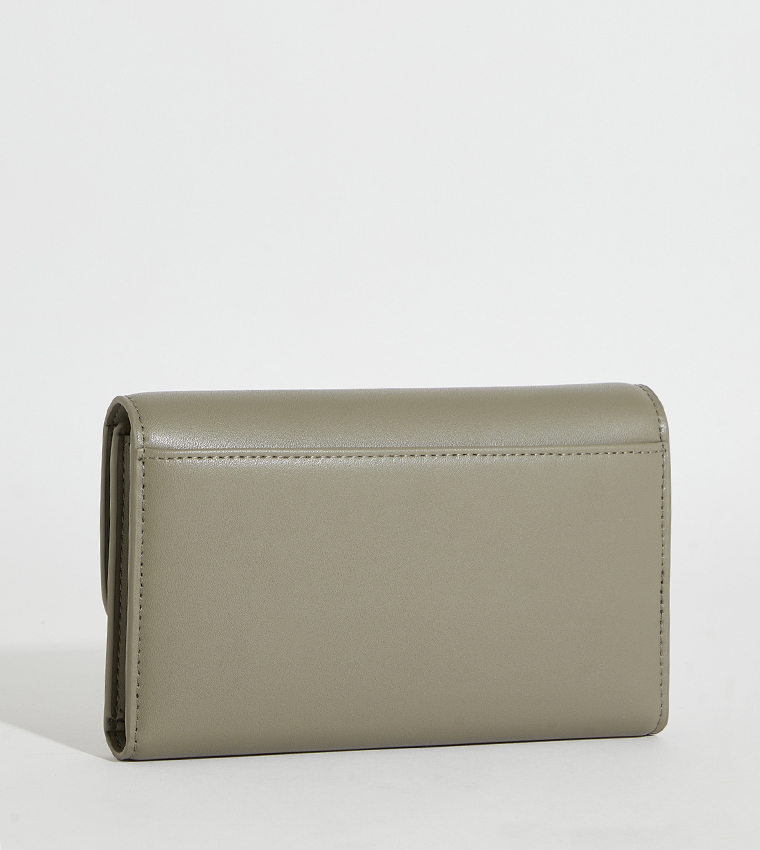 Magnetic Front Flap Long Wallet