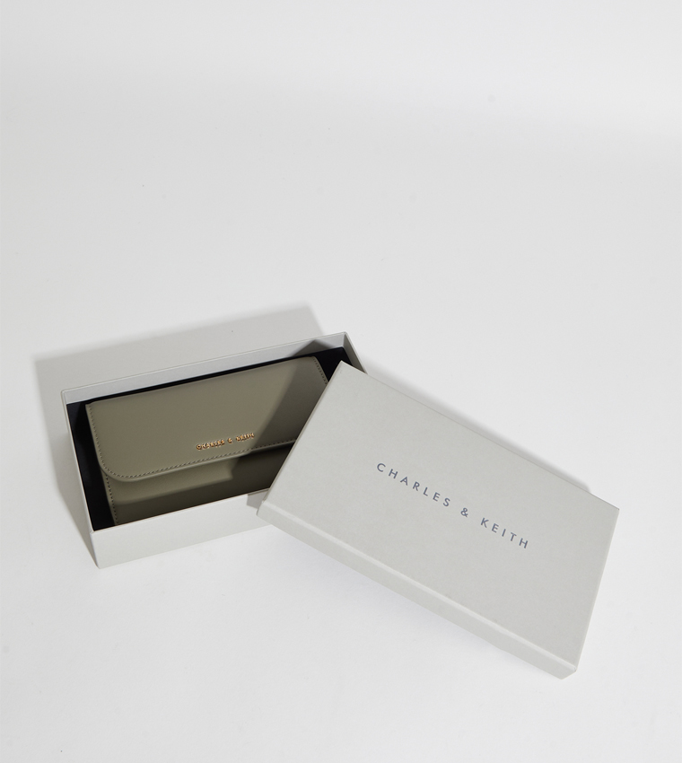 Magnetic Front Flap Long Wallet