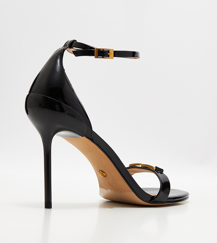 GABINE Leather Stiletto Heel Sandals