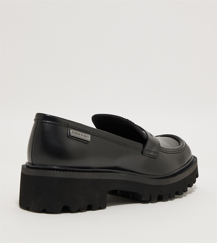 Covered Ridge-Sole Loafers