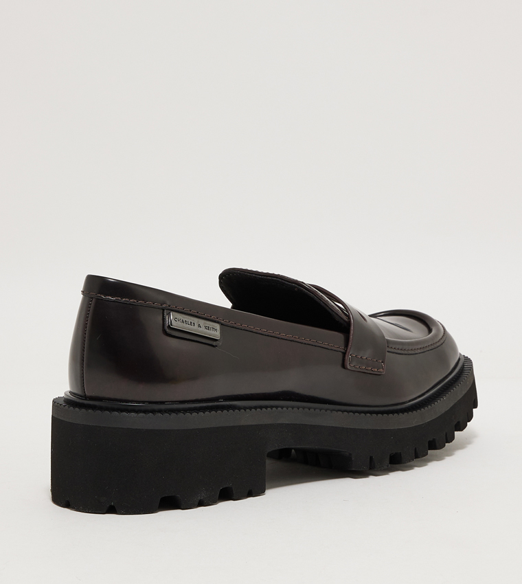 Covered Ridge-Sole Loafers
