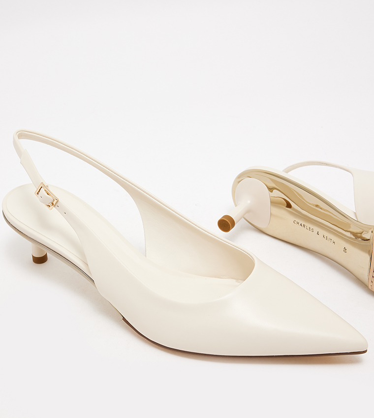 Pointed Toe Slingback Pumps