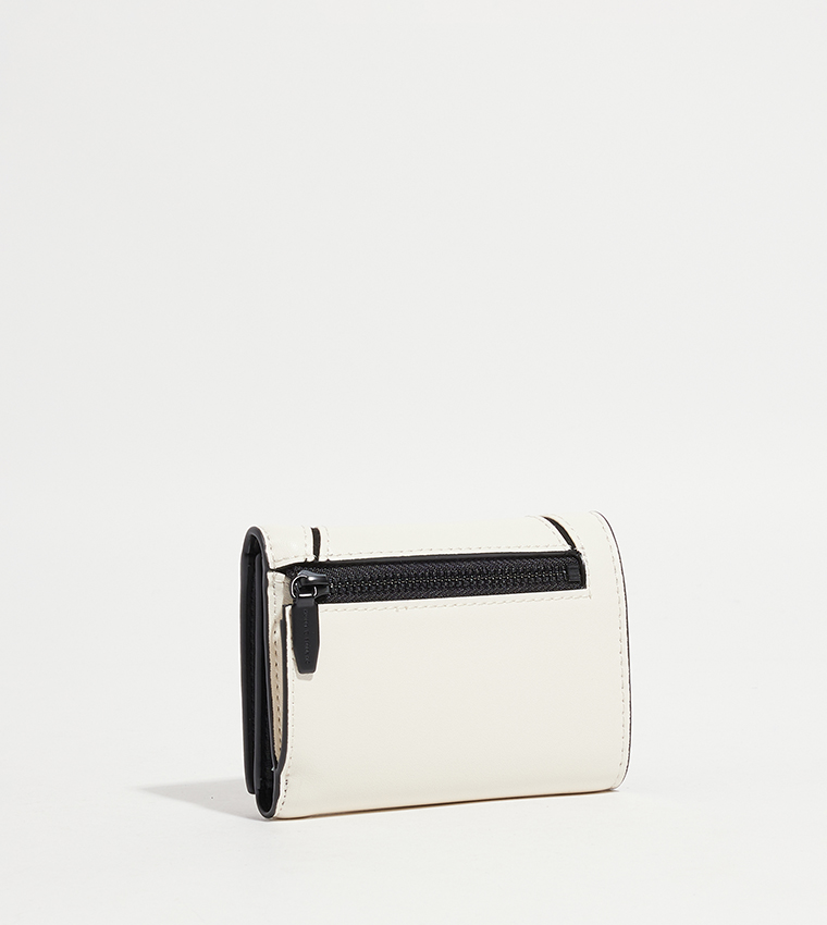 Nasrin Textured Three-Fold Wallet