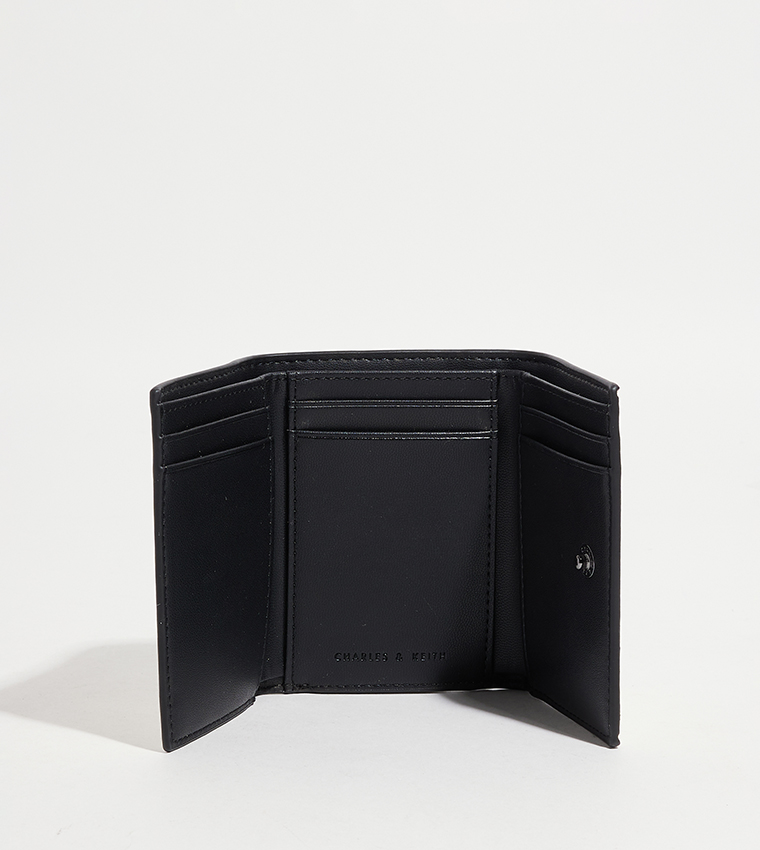 Nasrin Textured Three-Fold Wallet
