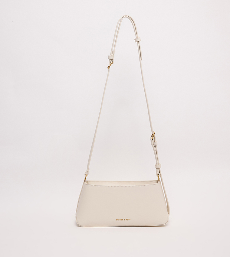 GABINE Leather Crossbody Bag