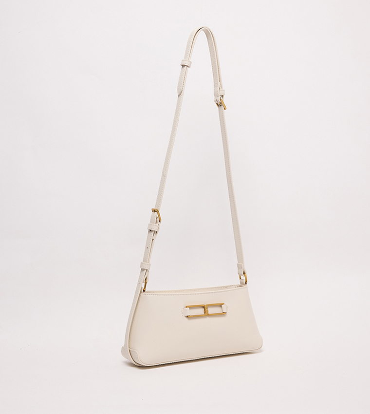 GABINE Leather Crossbody Bag