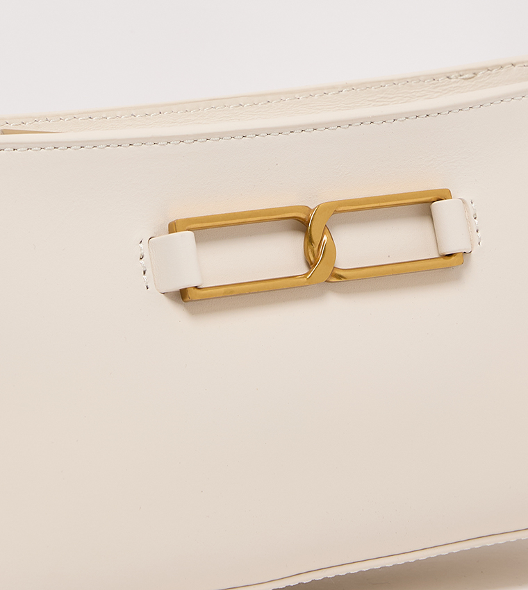 GABINE Leather Crossbody Bag