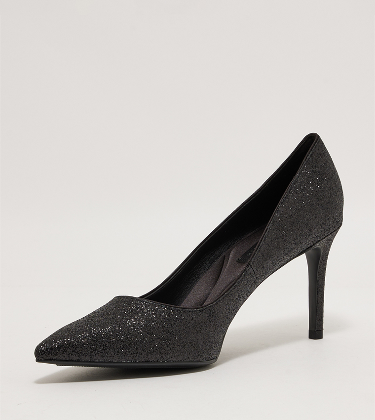 Emmy Glittered Stiletto Heel Pumps