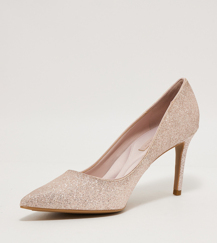 Emmy Glittered Stiletto Heel Pumps