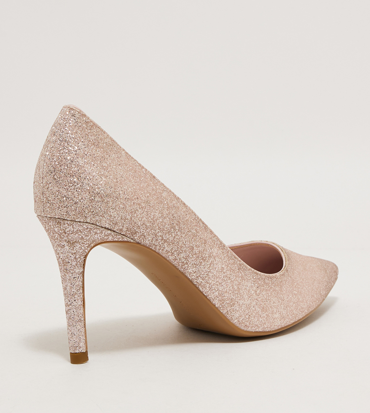 Emmy Glittered Stiletto Heel Pumps